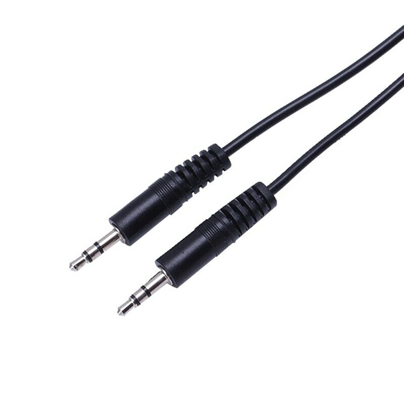 Black 3.5mm female to 2 of 3.5mm Male Audio Splitter Cable for speakers or  U9A1