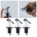 3 pcs Oil Dispenser Bottles Spouts Plastic Cooking Oil Vinegar Pourer Easy Use