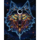 5D DIY Diamond Painting Colorful Wolf Full Round Diamond embroidery Cross s