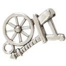 40 Pcs Spinning Wheel Charm Pendants 18x12mm(3/4"x1/2")