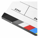 Generic Acrylic Colorful Clapperboard TV Film Movie Slate Cut Role Play Pro