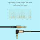 2pcs 3.5 Jack AUX Audio Cable 3.5mm Male To Male Cable For Phone Car Speake