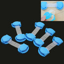 5x Wardrobe Cabinet Refrigerator Door Children Baby Blue Safety Security Lock