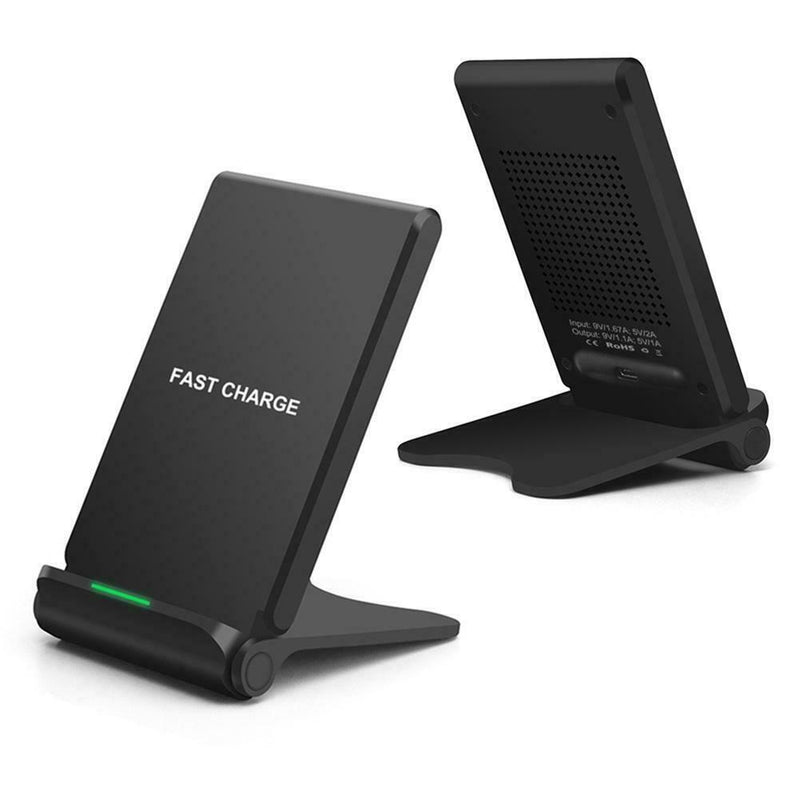 B202 10W Qi Wireless Charger Stand Desktop Phone Fast Charging Pad Holder