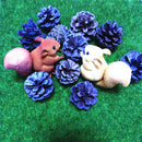 1 Pcs Mini Animal Toys Simulation Cute Squirrel Stuffed Kids Toys Decoratio_