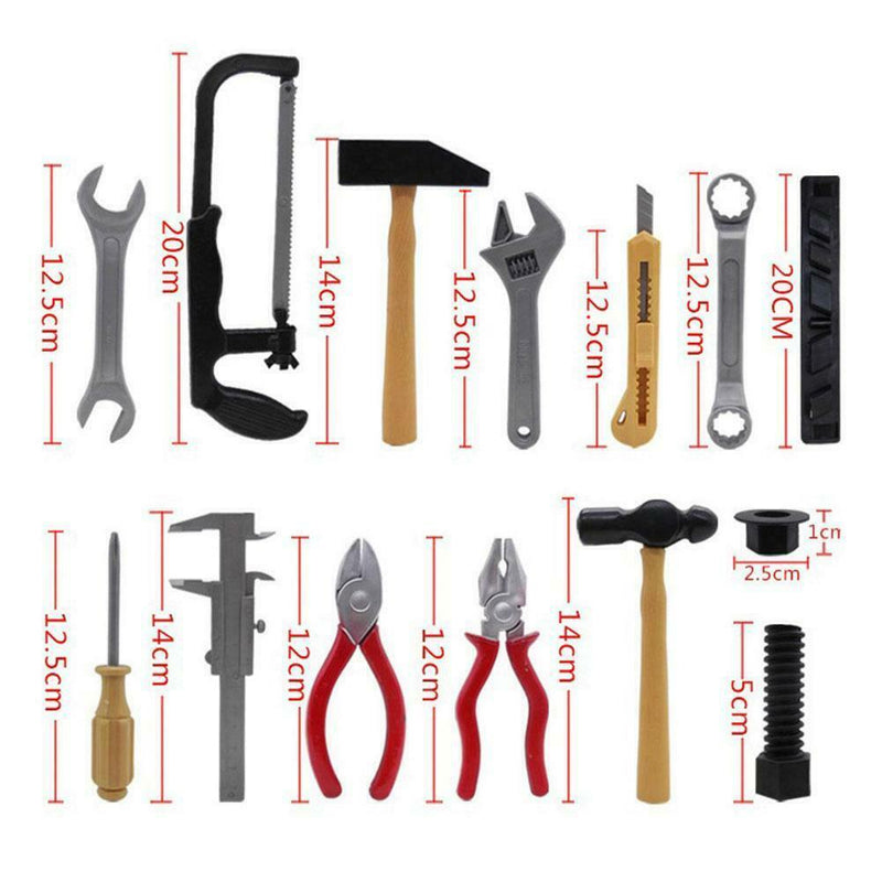 28Pcs/set Repair Tools Set Delicate Kids Boys Toys Craftsman Pretend Play