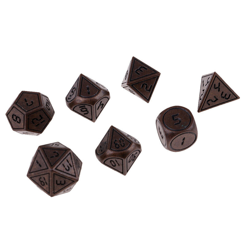 7Pcs/Set    DND RPG MTG Board Game Polyhedral Dice 02