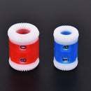 2pcs plastic knitting needles counter weaving tools number marker red&blu ME