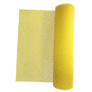 Yellow Foam Rubber Anti-Slip Shelf Drawer Liner Placemat for Cabinets,Desks