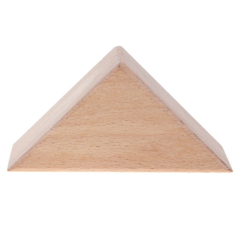 Wooden Geometric Block Kids Montessori Teaching Aids - Isosceles Triangle