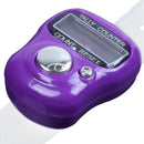 Purple Case Resettable 5 Digit LCD Electronic Finger Counter Hand Tally P1I4