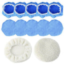Car Polisher Pad Bonnet Waxer Bonnet Set Of 12 Packs With 10 Packs Microfib O3Q8
