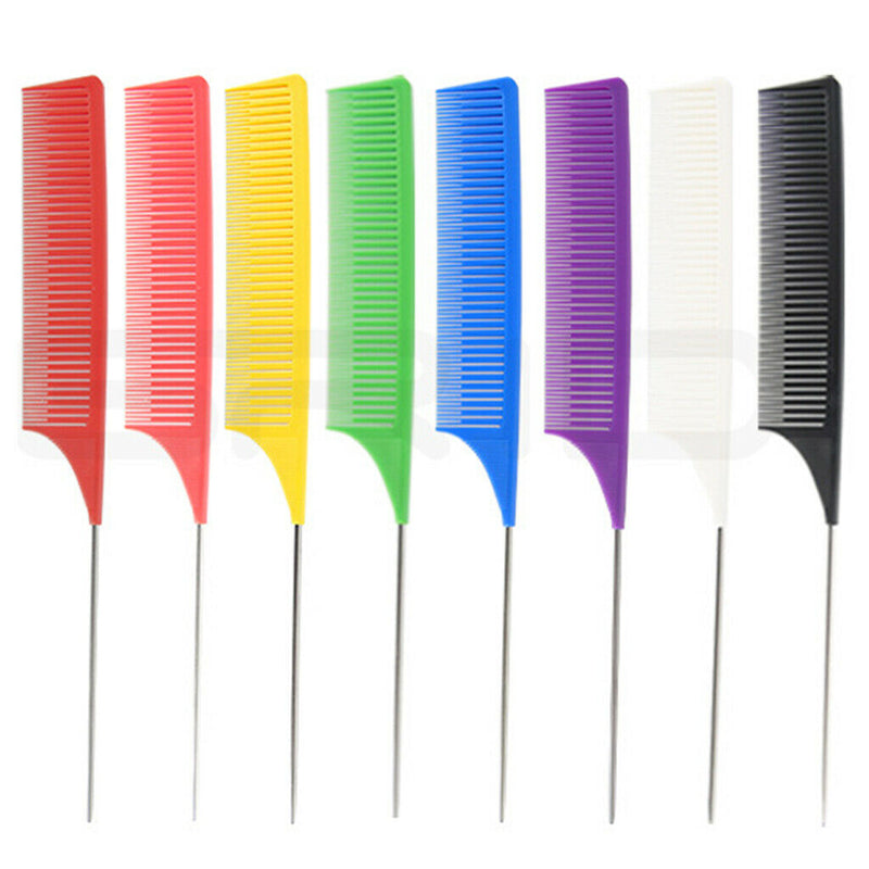 ABS Fine Weave Highlighting Foiling Hair Comb for Dyeing Hair Combs Pin Tail