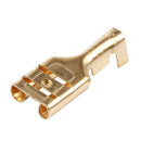 100 Pcs Car Speaker 6.3mm Female Spade Terminal Wire Connector U4Q5