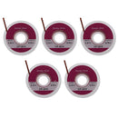 5pcs 2.0mm Desoldering Braid Solder Remover Sucker Flux Wick Cable Wire Lead