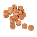 Finest 20x Trumpet Water Key Spit Value Cork Round Brass Instrument Accessory