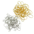 100pcs Kidney Earring Hooks Jewelry Making Finding Brass Ear Wires 25x11mm