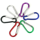 12 X Mini Aluminum Lock Keychain Carabiner Camp Hook Outdoor Hiking Snap 5CM