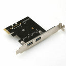PCI Express USB 3.0 2-Port Front Panel With Control Adapter 4 And 20 Pins  UCQ