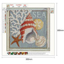5D DIY Full Drill Diamond Painting Sea Snail Cross Stitch Embroidery Mosaic