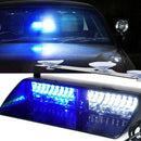 Blue White 16 LED Car Truck Dash Flash Emergency Warning Strobe Light I3C
