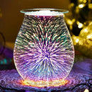 Electric Wax Melt Burner Glass Aroma Diffuser Lamp Light Fragrance Decor