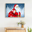 Diamond Painting Santa Wearing Glasses 5D Full Round Drill Picture 40x30cm
