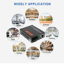 2x External Gigabit Media Converter, 1000Mbps Single Mode Fiber Transceiver