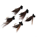5pcs various dry fly hooks fishing trout flies hook lures tackle tool S Gw
