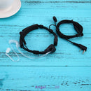 2 Pin Covert Acoustic Tube Earpiece Headset PTT Throat MIC for Baofeng UV5R