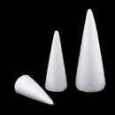 3 Packs Cone Shape DIY Christmas Tree Styrofoam Foam for Kids Creative Craft