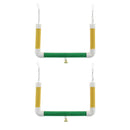 Pet Bird Parrot Cage Hanging Birds Stand Wood Swing Perch M