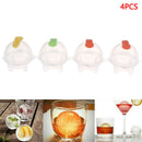4pcs Round Ice Cube Ball Maker Sphere Molds For Wine Party Cocktail.AU