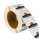 Round "Homemade with Love" Stickers Seal Labels 500 Labels Stickers Scrapbo D5M1