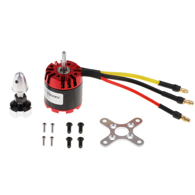 N2830 1300KV Brushless Motor for RC Multicopter Drone Hobby Models DIY Accessory
