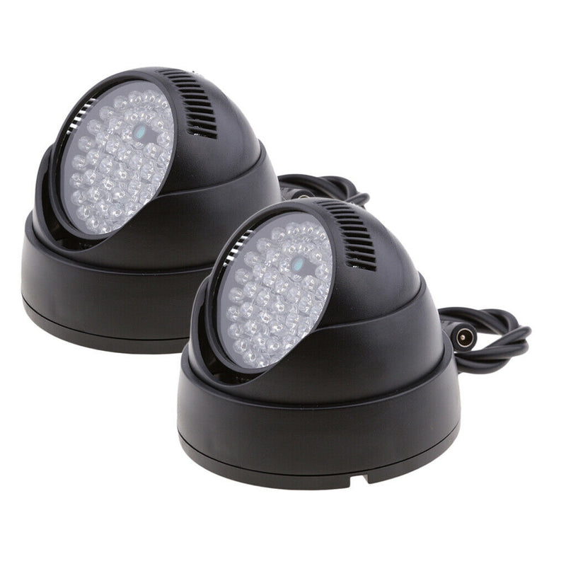 2x 48 LED IR illuminator infrared lamp Indoor for Security Camera Car