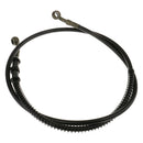 120cm Universal Rubber Motorcycle Brake Clutch Line Hose With Spring