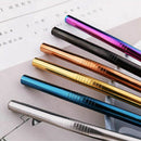 Black Stainless Steel Food Grade 304 Stainless Steel Metal Straw