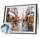 Painting By Numbers Kit DIY Canvas Oil Art Picture (Romantic Paris Street)