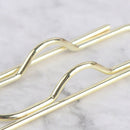 5X Portable Paper Clips Metallic Pen Holder Notebook Accesssories Desk Organi OZ