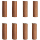 8Pack Wooden Coat Hook Wall-Mounted Retro Storage Bag Hanger, Hat Rack Hang