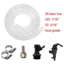 3/16 Inch Ball Lock Line Assembly, Picnic Tap with 3Ft Beer Line for Home B