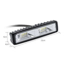 6 Inch 48W 16 LED Work Light Flood Beam Bar Car SUV OffRoad Driving Fog LampsJ,a