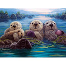 Otter 5D DIY Full Round Drill Diamond Painting Hanging Art Picture 30x40cm