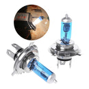 2x Super White H4 9003 100W HB2 Bi-Xenon HID 6000K High Low Beam Headlight Bulb