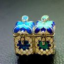 1.10 x 0.55inch - Copper - Essential Oil Diffuser Pendant Necklace Aroma -