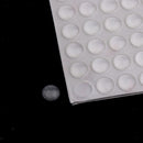 100x Silicone Bumpers Clear Round Buffer Pads Rubber for Furniture Desk