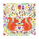 5D DIY Special Shaped Diamond Painting October Embroidery Craft Kit (R8502)