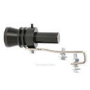 Universal L Black Turbo Sound Whistle L Muffler Exhaust Pipe Simulator Aluminum