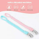 Pacifier Clips, Teething Ring Holders for Boys and Girls, Universal Flexibl T2Y7